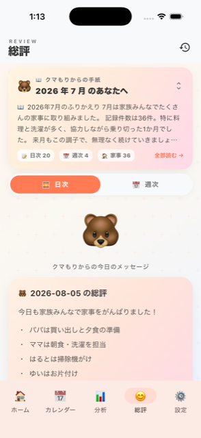 総評画面